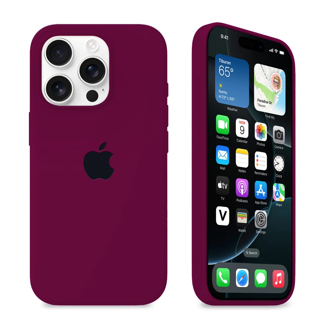 Burgundy (Silicone Case)