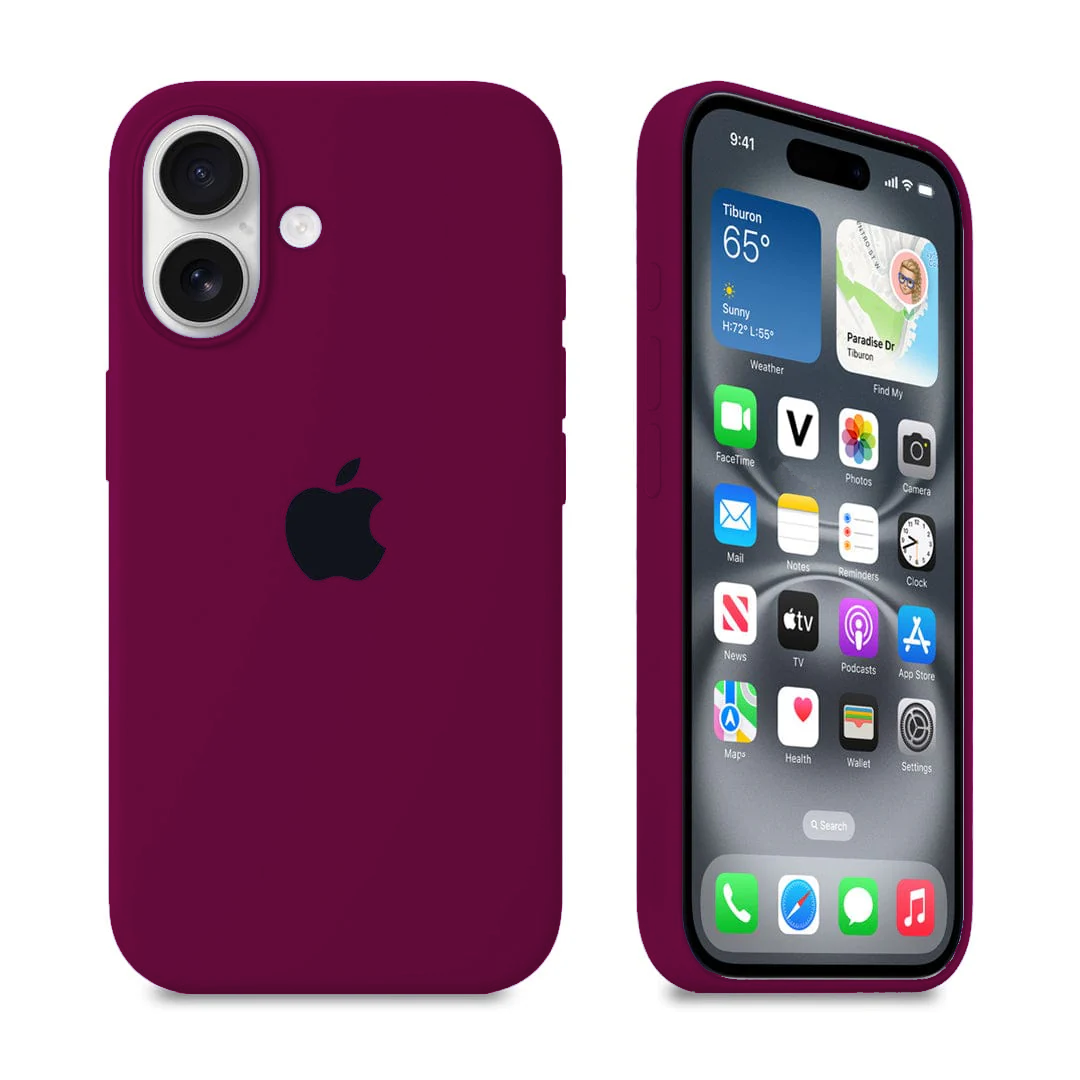 Burgundy (Silicone Case)