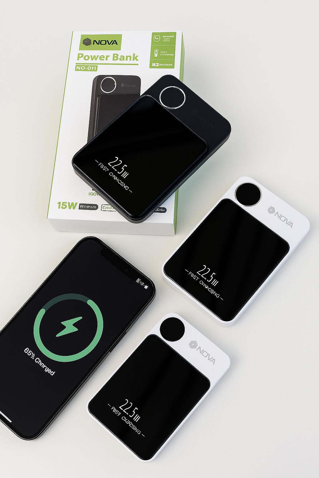 Nova Wireless PowerBank 10000Mah Fast charge