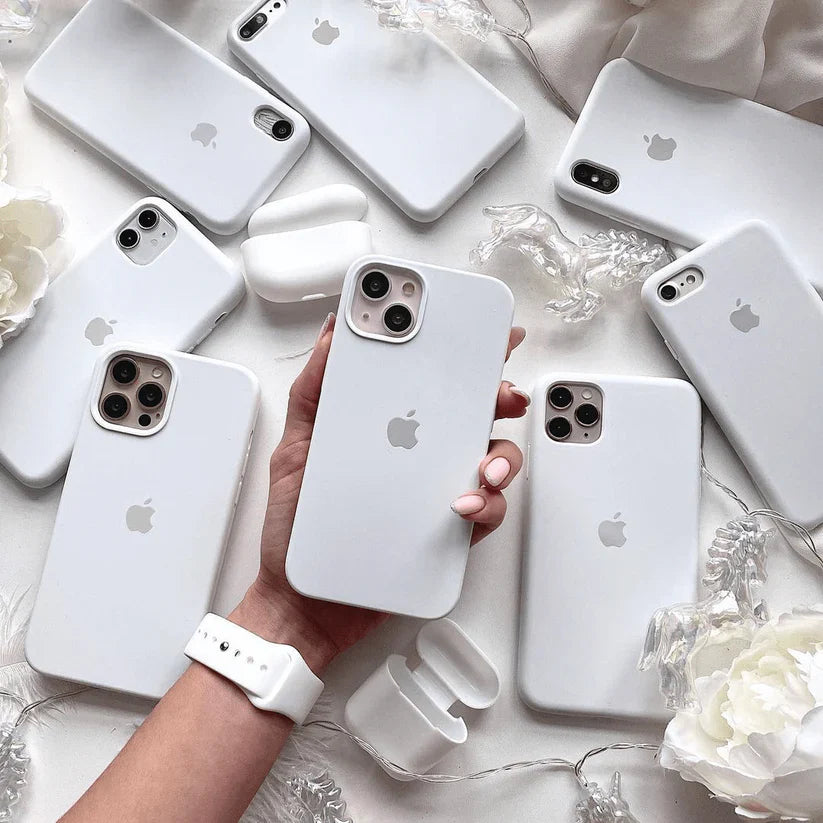 White (Silicone Case)