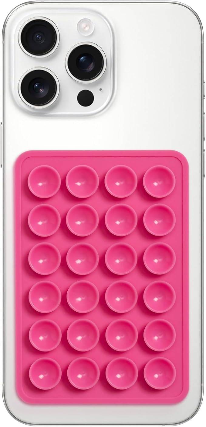 REUSABLE Double-Faced Silicone Suction Phone Grip 🐙