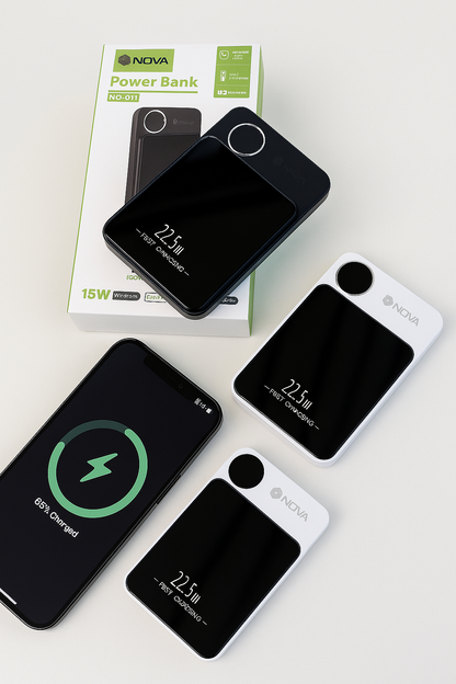 Nova Wireless PowerBank 10000Mah Fast charge