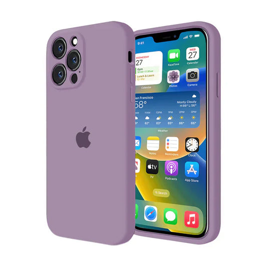 iPhone Camera Silicone Case (Black Currant)