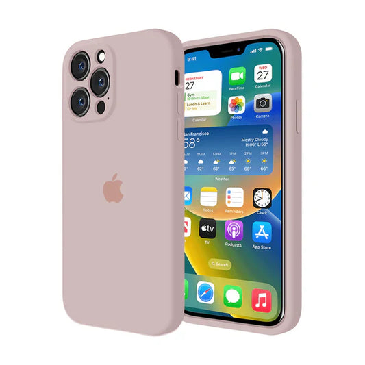 iPhone Camera Silicone Case (Pink Sand)