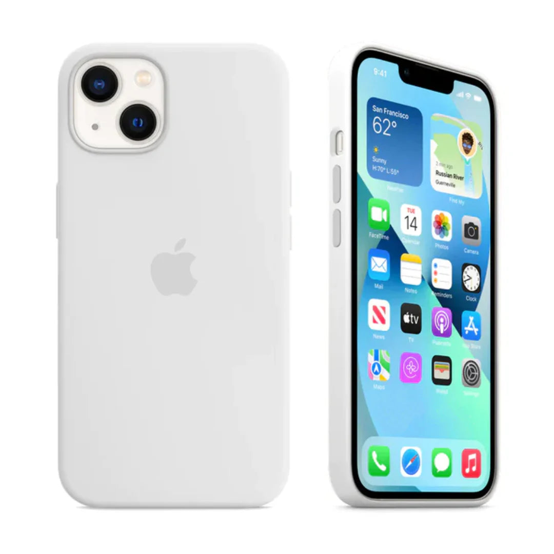 White (Silicone Case)