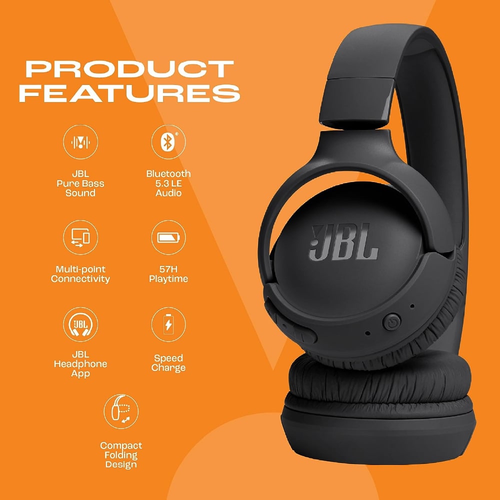 Casque TUNE 600 by JBL+ 3mois Spotify/Netflix Gratuit 🎁