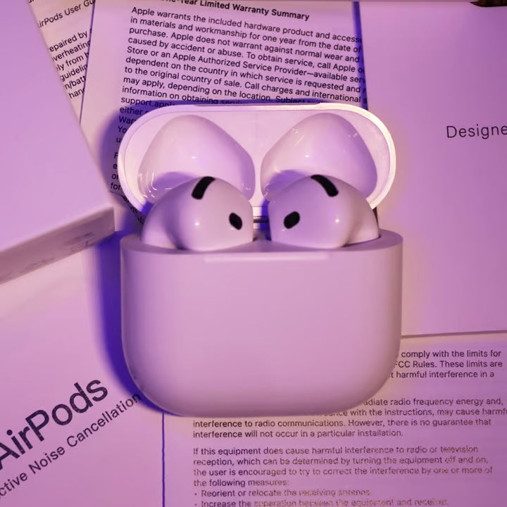 AirPods Pro 4 + 2 pochettes silicone offertes