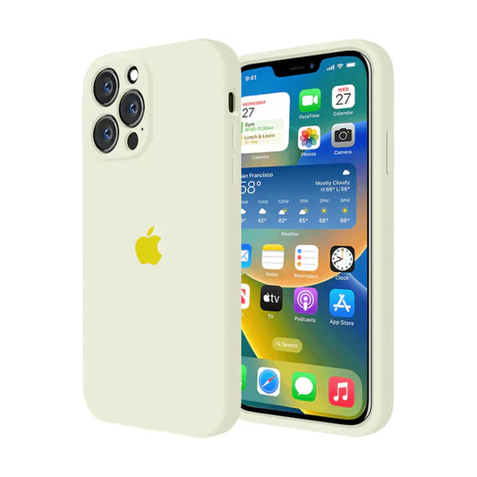 iPhone Camera Silicone Case (Milk Yellow)