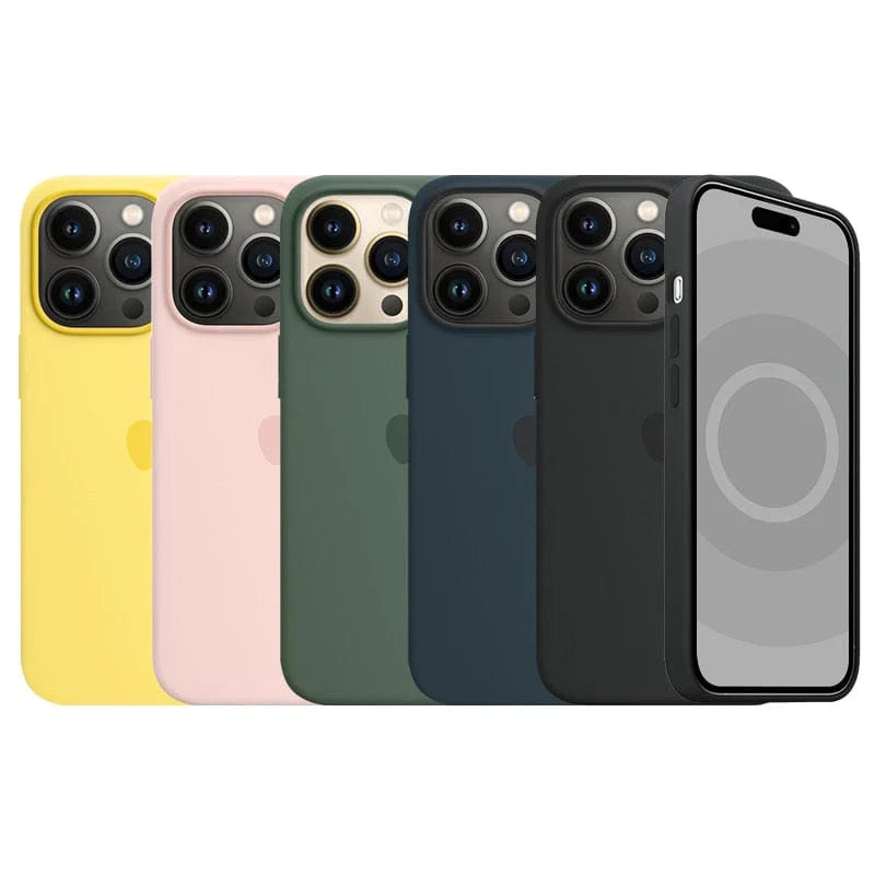 iPhone 15 Series Silicone Cases with MagSafe