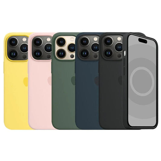 iPhone 15 Series Silicone Cases with MagSafe